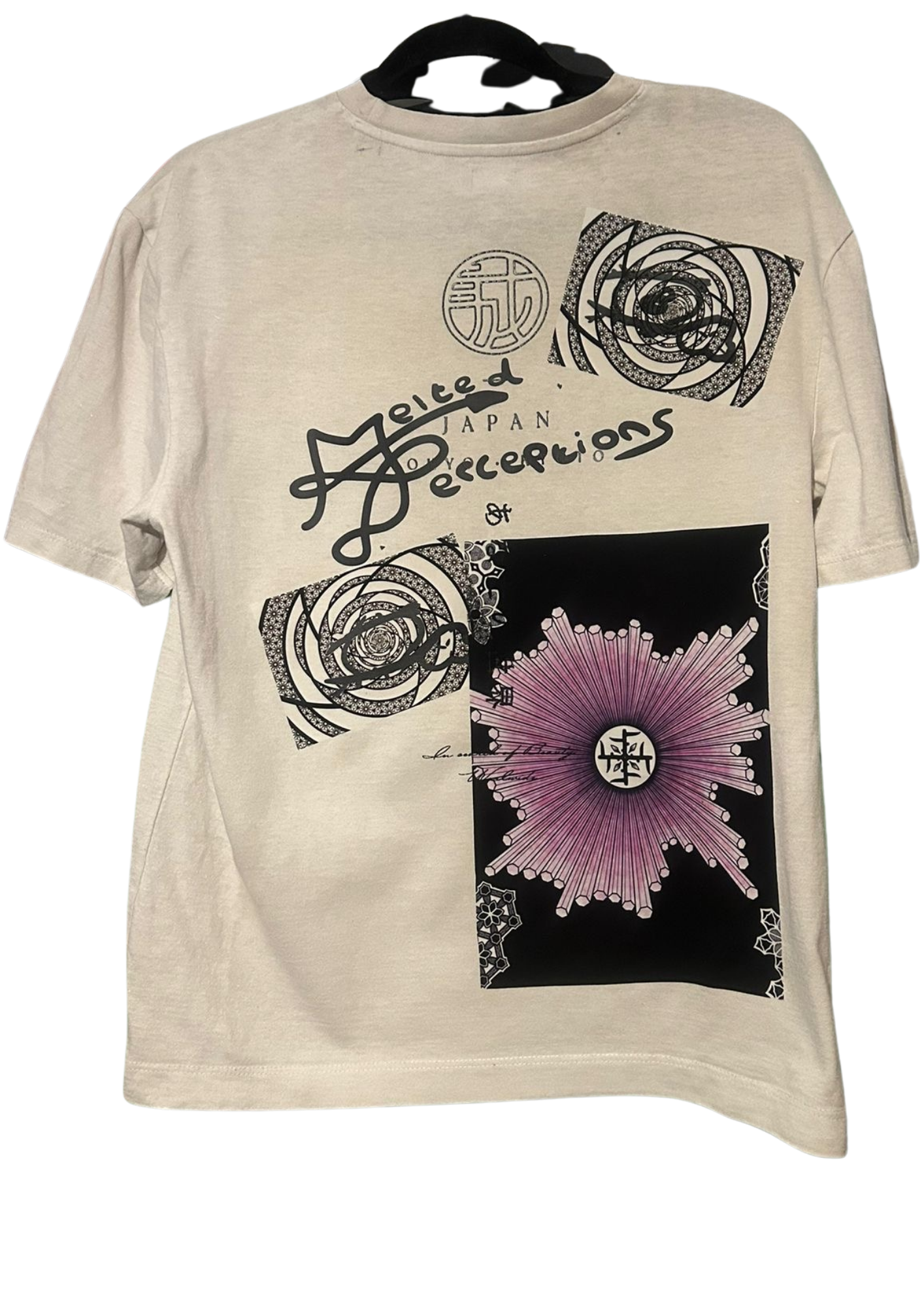 Japan Rose Tee in cream